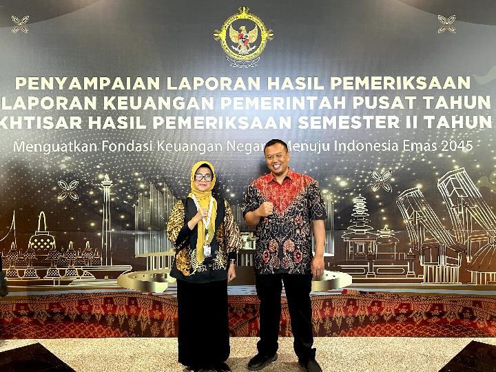 Susanti Dewayani Hadiri Seminar Nasional dan Penyerahan LHP LKPP 2023