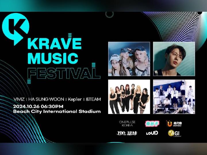 Hadirkan Ha Sung Woon dan VIVIZ, Segini Harga Tiket Krave Music Festival 2024