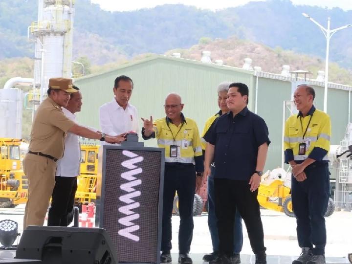 Resmikan Smelter di NTB, Jokowi: Babak Baru Hilirisasi Industri Tembaga