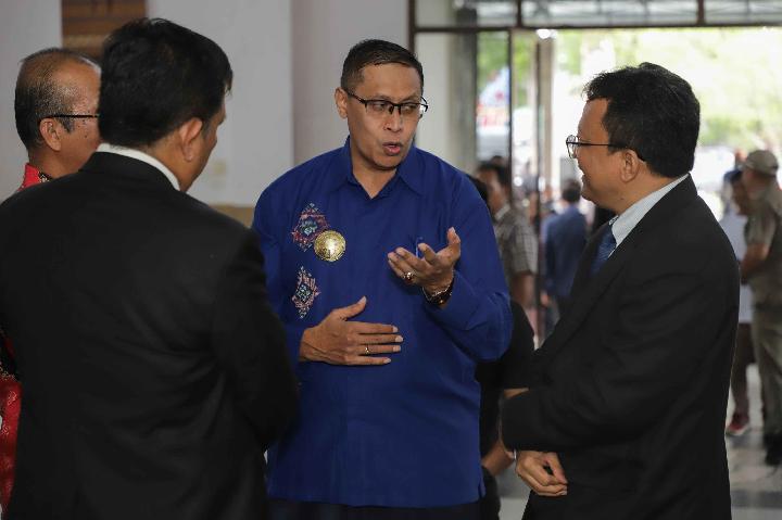 Matheos Tan Hadiri Pesparawi Seksi Bapa Sinode GKPS 2024 di Pematangsiantar