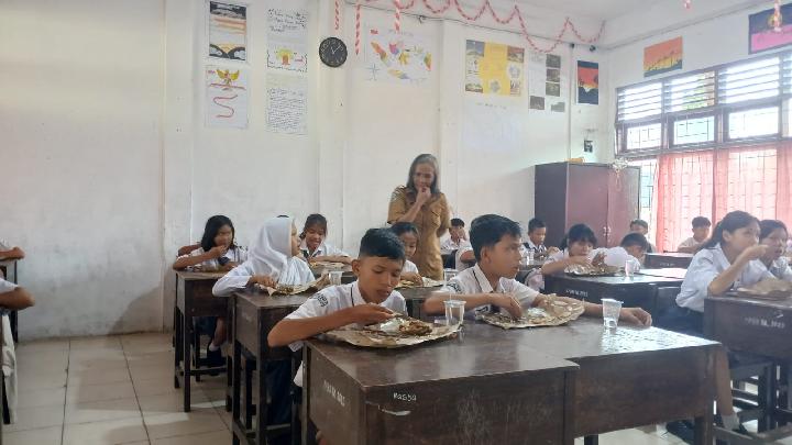 Program Prabowo di Pematangsiantar: 828 Siswa Nikmati Makanan Bergizi Gratis