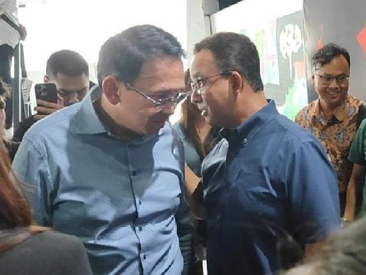 Anies dan Ahok Saling Lempar Kelakar di Peluncuran Buku "Makanya, Mikir!"