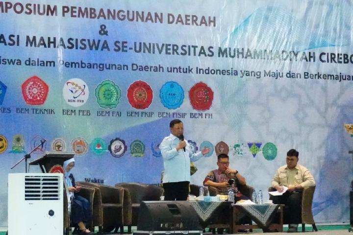 Di UMC Cirebon Herman Khaeron Bicara Prioritas Pembangunan Nasional Presiden Prabowo Untuk Kemajuan Indonesia