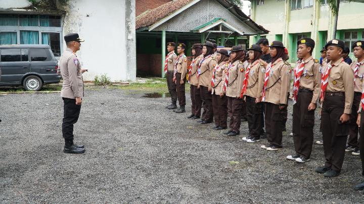 Kapolres Cirebon Kota Cek Latihan Saka Bhayangkara, Tekankan Peran dalam Harkamtibmas