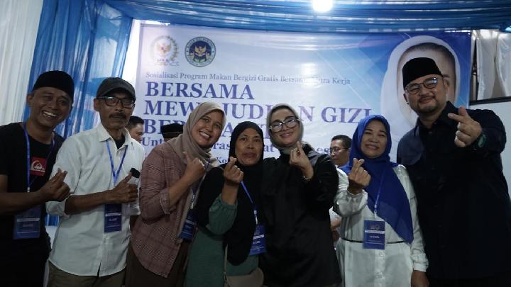 Sosialisasi Program Makan Bergizi Gratis Hari Kedua di Depok Dihadiri Ratusan Warga