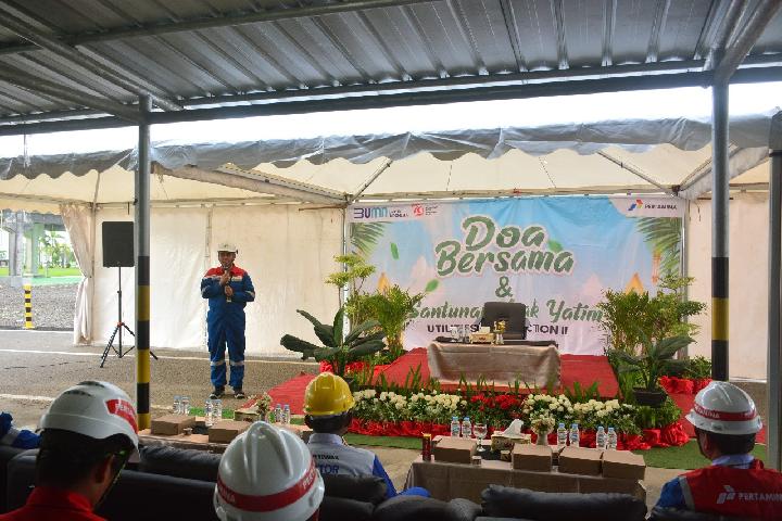 Doa & Kepedulian: Perwira Kilang Balongan Santuni Anak Yatim untuk Keberkahan