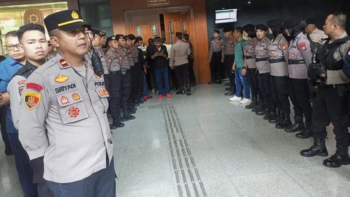 Pengamanan Ketat di PN Jakpus, 511 Polisi Jaga Sidang Hasto Kristiyanto
