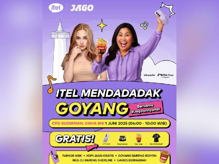 ITEL Mendadak Goyang di Car Free Day Sudirman Minggu 1 Juni 2025