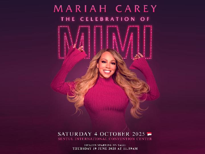 Mariah Carey Bawa Konser Megah "The Celebration of Mimi" ke Indonesia