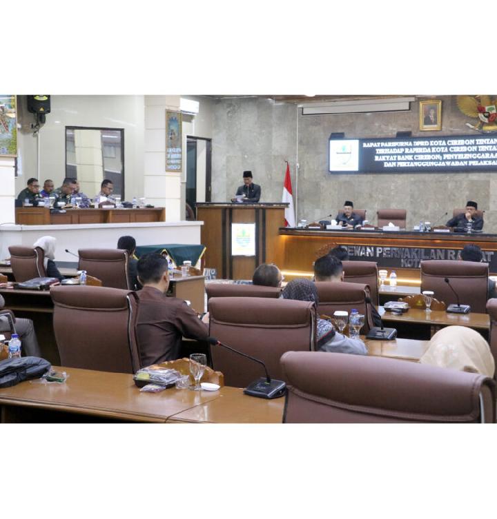Rapat Paripurna DPRD Sahkan Tiga Perda: BPR Bank Cirebon, LLAJ, dan PP APBD Tahun 2024