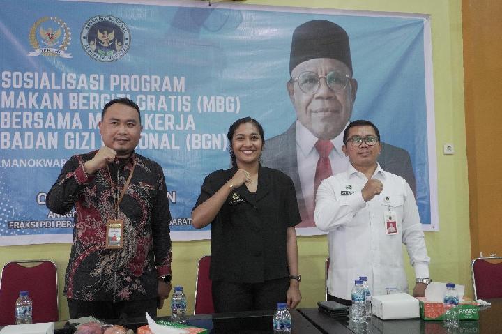 Masyarakat Manokwari Selatan Antusias Sambut Program Makan Bergizi Gratis di Papua Barat