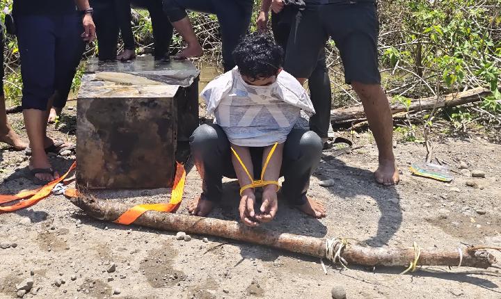Jatanras Bekuk Penjarah Mesin ATM saat Pembakaran Gedung DPRD Makassar