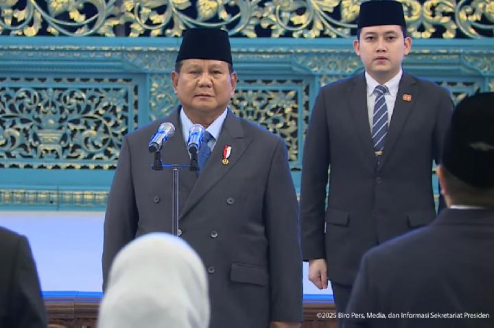 Sebelum Dilantik, Prabowo Beri Djamari dan Dofiri Kenaikan Pangkat Jenderal Kehormatan