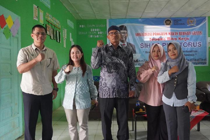 Sosialisasi Program Makan Bergizi Gratis Hadir di Desa Lumut Tapanuli Tengah