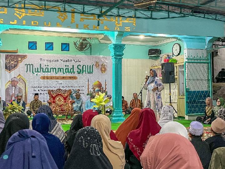Wesly Silalahi Diwakili Herlina Hadiri Maulid Nabi Muhammad, Ajak Teladani Akhlak Rasulullah