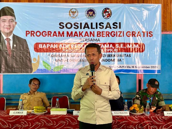 Sosialisasi Program Makan Bergizi Gratis Gencar Disosialisasikan di Kab Lima Puluh Kota Sumatera Barat