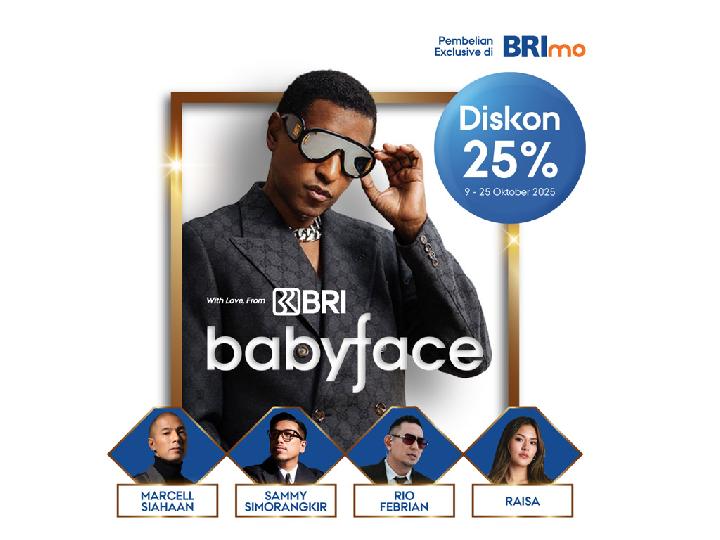 Babyface Kembali ke Jakarta, Gandeng Raisa hingga Sammy Simorangkir