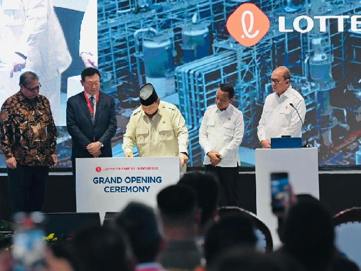 Pabrik Lotte Chemical Indonesia Senilai Rp 62,4 Triliun Diresmikan di Cilegon