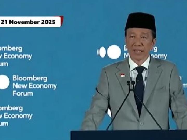 Jokowi Pidato di 7th Annual Bloomberg New Economy Forum: Indonesia akan Terus Tumbuh di Era Baru