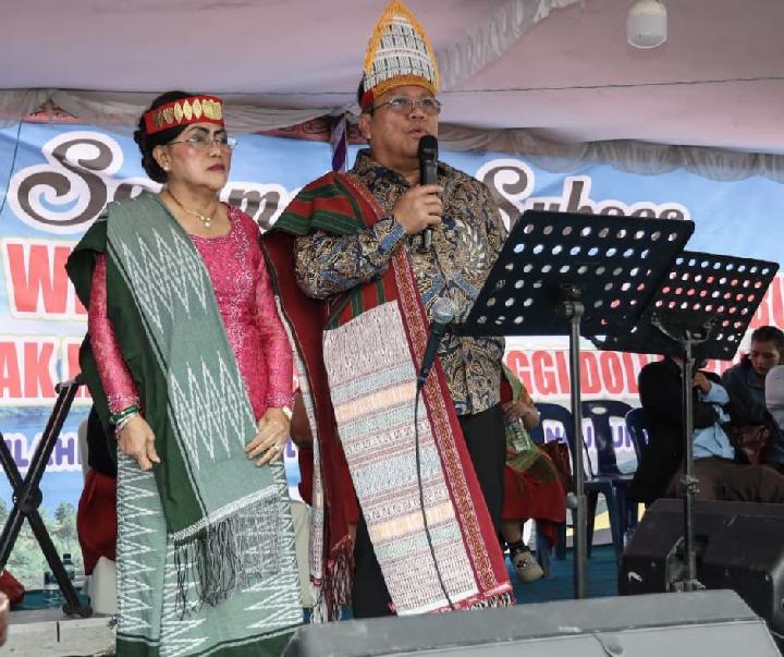 Wali Kota Pematangsiantar Wesly Silalahi Hadiri Pesta Wisata Leluhur Raja Silahisabungan di Samosir