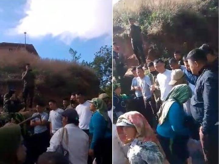 Sekuriti PT TPL Adang Perempuan Sihaporas yang Mau Panen di Ladang