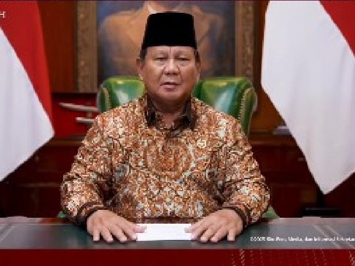 Presiden Prabowo: Selamat Hari Natal