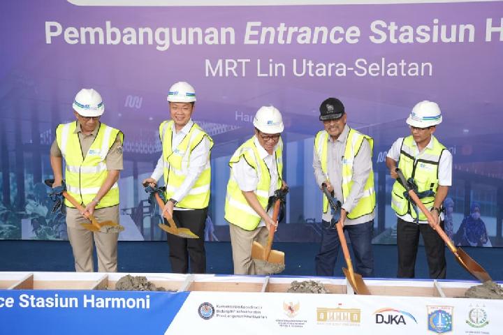 Pramono Anung Optimistis Stasiun Harmoni MRT Fase 2A Jadi Pusat TOD Strategis di Jakarta