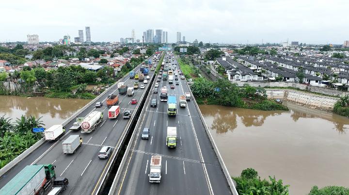 Ada Penggantian Pot Bearing Jembatan Cisadane, Tol Jakarta-Tangerang Berlakukan Rekayasa Lalin