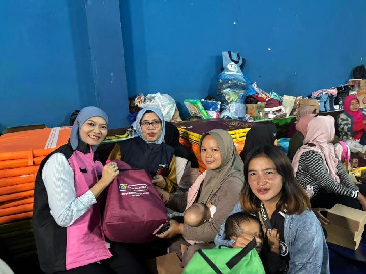 DP3AKB Jabar Beri Dukungan Psikologis kepada Warga Terdampak Longsor di KBB