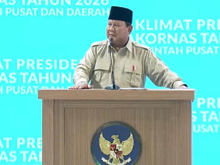 Prabowo Ngomong soal Ancaman Perang Dunia Ketiga di Rakornas Pemerintah Pusat dan Daerah
