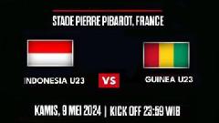 Resmi, Pertandingan Timnas Indonesia vs Guinea Berlangsung Tertutup