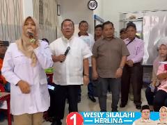 Wesly Silalahi - Herlina Makan Siang Bersama Pemuda Merga Silima