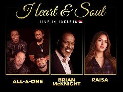 All-4-One, Brian McKnight, dan Raisa Berbagi Panggung di Konser Heart & Soul Live in Jakarta 2025