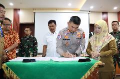 Komitmen Wujudkan Wilayahnya Aman dan Kondusif, Forkopimda Kota Cirebon Gelar Deklarasi Damai