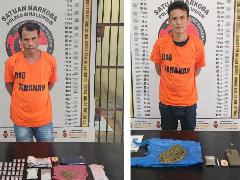 Polres Simalungun Bongkar Jaringan Pengedar Narkoba: Sabu dari Tanjung Balai, Ganja dari Medan