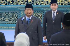 Sebelum Dilantik, Prabowo Beri Djamari dan Dofiri Kenaikan Pangkat Jenderal Kehormatan
