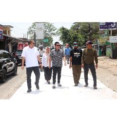 Komisi II DPRD Kota Cirebon Tinjau Progres Betonisasi Jalan Ciremai Raya