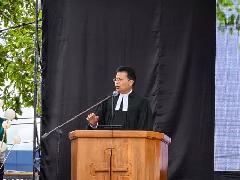 Ephorus HKBP Puji Bupati Tapsel, Kecewa kepada Bupati Toba dan Menteri Kehutanan Raja Juli