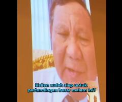 Jelang Duel Timnas vs Arab Saudi, Prabowo Sapa Pemain dari Tanah Air