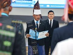 Wesly Silalahi Diwakili Sekda Lantik 20 Pejabat Pimpinan Tinggi Pratama dan 1 Kepala Puskesmas