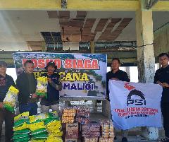 PSI Peduli Bencana, Salurkan Bantuan untuk Korban Banjir di Nagari Maligi Pasaman Barat