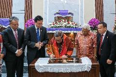 Pramono Anung Tekankan Pentingnya Kerukunan Beragama saat Resmikan Gereja HKBP Pondok Kelapa