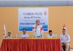 Arahan Ketua DPD Gerindra NTT saat Gelar Pendidikan Politik Pengurus DPC di Ruteng