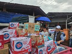 PSI Salurkan Bantuan untuk Korban Banjir Bandang di Sitaro