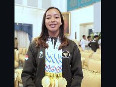 Cerita Bangga dan Haru Para Atlet Peraih Medali SEA Games 2025 saat Terima Bonus dari Prabowo