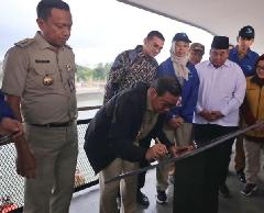 Pengendalian Banjir Jakarta, Pramono Anung Resmikan Waduk Batu Licin di Cilangkap