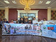 Panitia Perayaan Natal Gereja se-Sumut Serahkan Bantuan kepada Ephorus HKBP