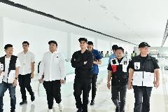 Jelang Rakernas, Kaesang Pangarep Disambut Meriah Kader PSI di Makassar 