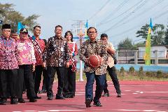 Pramono Anung Resmikan RTH Meruya Sport Park Seluas 2,2 Hektare di Jakbar