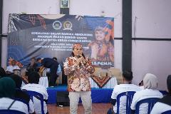 Antusias Ratusan Warga Kediri Sambut Program Makan Bergizi Gratis